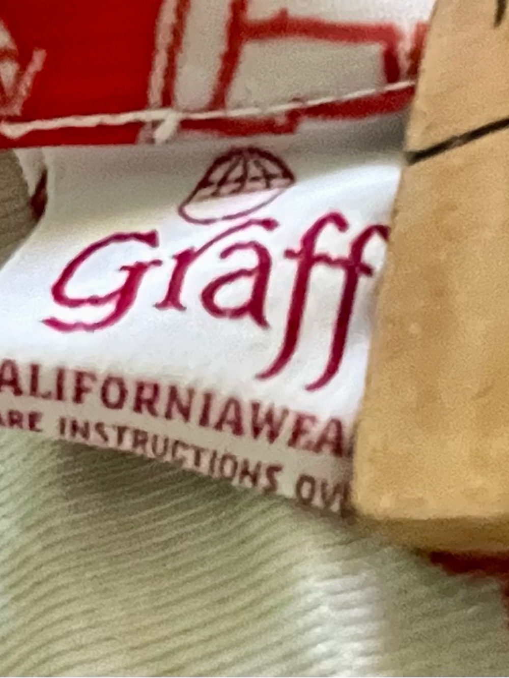 Graff California Wear red + cream button up blouse with a fun print #california - Picture 8 of 8